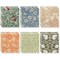 12 Pcs William Morris Floral Swedish Dishcloths Vintage Greenery Flower Kitchen Towels Reusable Cotton Absorbent Dish Towels for Home Housewarming Cleaning, 7 x 8 Inch
